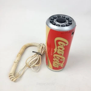 Vintage 1985 Coca Cola Coke Can Soda Pop Telephone 6.5" - Picture 1 of 11
