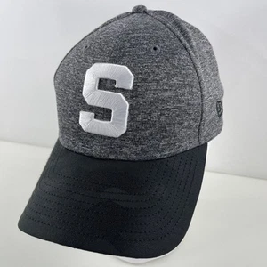 Michigan State University MSU Hat New Era Stretch Fit Medium/Large Grey 39Thirty - Picture 1 of 8