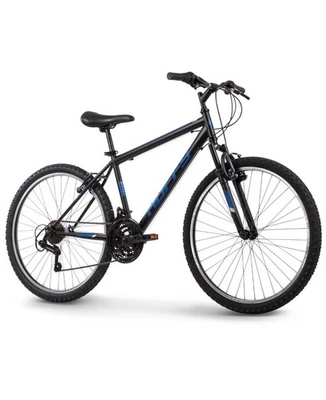Stone Mountain Mens 26 Inch Mountain Bike, Matte Black Frame, 21-Speed Shiman... - Image 1 of 4