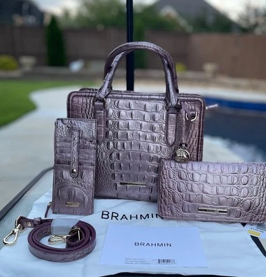 Bolso Cartera Brahmin Mellow Rose Cami con Cartera Suri y Soporte CC NUEVO CON ETIQUETAS Foto 1 de 4