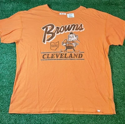 Cleveland Browns NFL Size X-Large T Shirt  NWT MSRP $40 NFL T SHIRT - Image 1 of 4