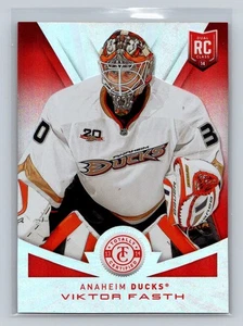 2013-14 Panini Totally Certified #208 Viktor Fasth /25 Anaheim Ducks - Picture 1 of 2