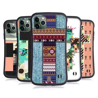 FUNDA HÍBRIDA HEAD CASE DESIGNS COLECCIÓN CRUZADA PARA TELÉFONOS APPLE iPHONES Foto 1 de 4