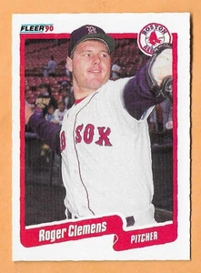 ROGER CLEMENS BOSTON RED SOX #281 - FLEER NM-MT 1990 - Picture 1 of 2