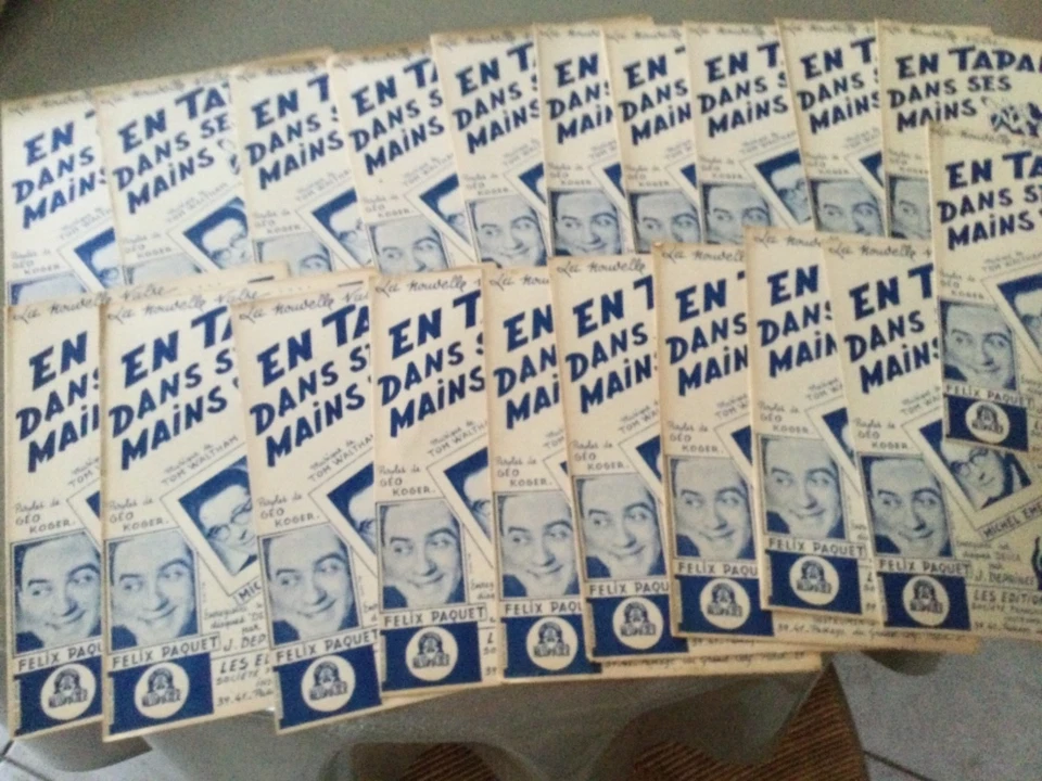 LOT DE  20 PARTITIONS ANCIENNES - Photo 1/1