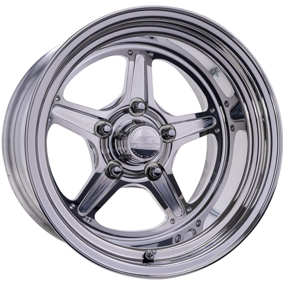 BILLET SPECIALTIES Wheel, Street Lite, 15 x 12 in, 4.500 in Backspace, 5 x 4.75" - Image 1 of 1