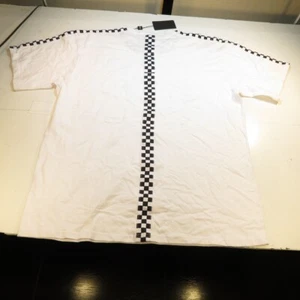 NEW WITH TAGS CSG Checkered Flag T SHIRT Mens 3XL white & black street wear - Picture 1 of 4