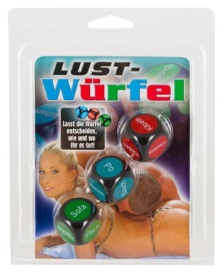 Erotik Spiel Lustwürfel Deutsch Partnerspiel Sexspiel Würfelspiel - Bild 1 von 3