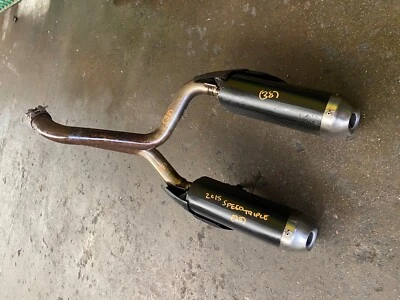 SISTEMA DE TUBOS DE ENLACE DE EXTREMO DE ESCAPE TRIUMPH 1050 SPEED TRIPLE 2014-2015 Foto 1 de 4