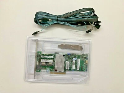IBM M5110 RAID5 6Gbps PCI-e 90Y4449 512MB Controller RAID 2*SFF-8087 cables - Image 1 of 4