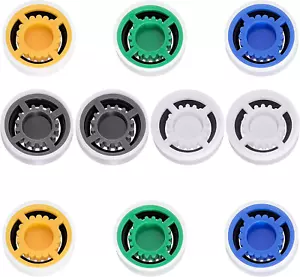 PAGOW 10Pcs Shower Flow Reducer Limiter, Gpm 1.5 1.8 2.0 2.5 3.0 Shower Head - Picture 1 of 12