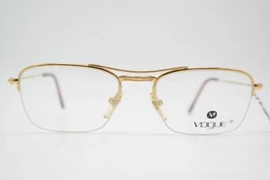 Lunettes Vintage Vogue DRAKE Monture En Or - Picture 1 of 6