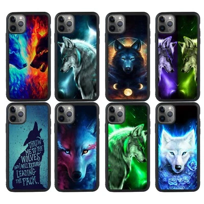 CREATED 4 YOU Wolf Wolves Phone Case Cover for iPhone Samsung Huawei Google Pixel