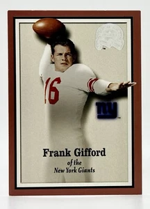 Fleer Greats of the Game #80 2000 Frank Gifford New York Giants - Imagen 1 de 2