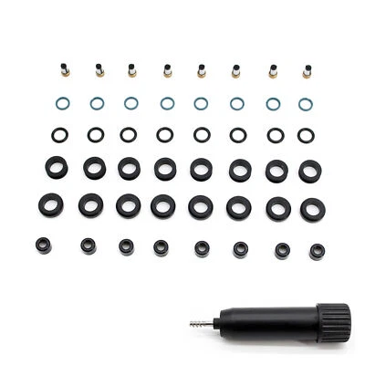 Juego de 8 sellos de reparación de inyector de combustible para Lexus GX470/LX470 Toyota Tundra Sequoia Foto 1 de 4