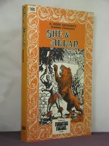 signed by publisher,She and Allan by H. Rider Haggard(1975,TPB)Forgotten Fantasy - Imagen 1 de 4