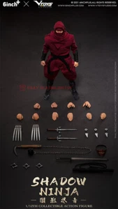 VTOYS X 6INCH+ Shadow Ninja 1/12 Collectible Action Figure Red Ver - Picture 1 of 4