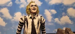 NECA 18" Working Beetlejuice Motion Activated Talking Statue MINT!! - Picture 1 of 5