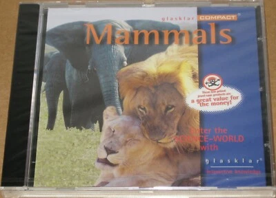 Glasklar Compact Interactive Knowledge MAMMALS New PC CD-ROM Free Shipping ! - Image 1 of 3