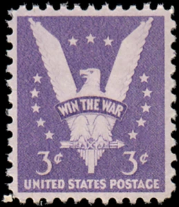 US Stamp #905 - 1942 3¢ American Eagle, Win the War, EzGrade™ VG, MNH OG - Picture 1 of 3