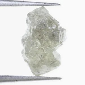 Translucent Green White Mix Color 1.73 Carat Natural Loose Rough Diamond - Picture 1 of 1