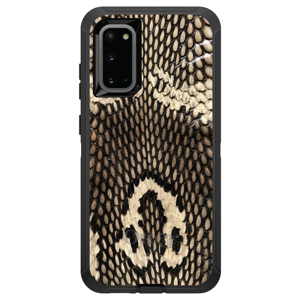 OtterBox Defender para Galaxy S (Elige Modelo) Marrón Tostado Piel de Serpiente Textura Foto 1 de 1