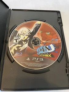 Persona 4: Arena Ultimax (PlayStation 3, 2014) P4AU PS3 disco solo PROBADO - Imagen 1 de 2