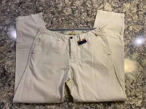 Tommy Bahama Pants Island Chino Flat Bleached Sand T110638 New 34x34 34 Waist - Picture 1 of 7