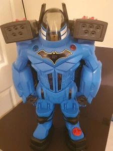 Batman Blue Batbot Mattel 2017 Imaginext DC Super Xtreme Robot 28”FGF37 Working - Picture 1 of 10