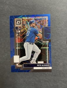 2022 Donruss Optic Pete Alonso #198 Blue Velocity Prizm SP #’d/99