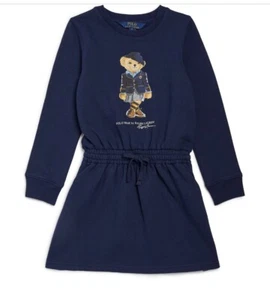 Ralph Lauren Polo Bear Dress Girls 12 -14 As New - Picture 1 of 4