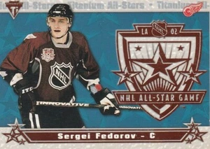 2002 Private Stock Titanium All Star Game Sergei Fedorov Detroit Red Wings 8 - Picture 1 of 2
