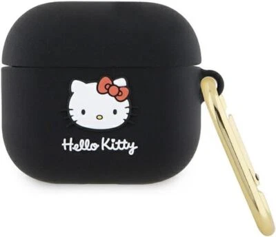 Hello Kitty 3D Kitty Head Silicone Case for Airpods Pro 2 Black - HKAP23DKHSK - Image 1 of 4