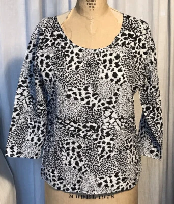 Bufanda mágica Magic Crush negra + parte superior de tela arrugada blanca talla S-L usada Foto 1 de 4