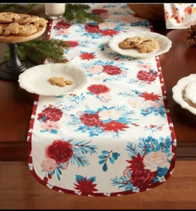 The Pioneer Woman Wishful Winter Table Runner Fabric Multicolor NEW 2022! 14x72 - Picture 1 of 4
