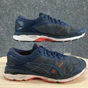 Asics Shoes Mens 8 GEL Kayano 24 Athletic Running Sneakers T749N Blue Fabric - Picture 1 of 18