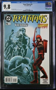 TEEN TITANS #15 [1998] - CGC 9.8 - DC Comics - weiße Seiten - George Perez Cover - Bild 1 von 3