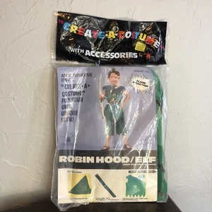 CREATE-A COSTUME 85' ROBIN HOOD/ELF -CHILD (FITS AGE 6 TO TEENS) RUBIES COSTUME - Picture 1 of 4
