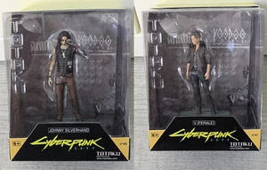 Totaku Cyberpunk 2077 Set V (female) no 47 + Johnny Silverhand no 45 Figur (en) - Bild 1 von 5
