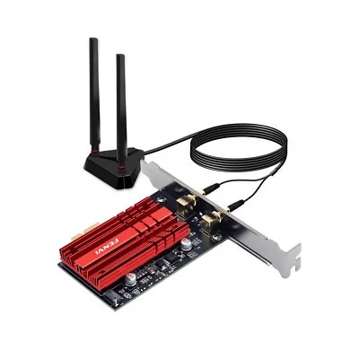 Tarjeta de red Fenvi AXE3000Pro AX210NGW WiFi 6E PCI-E Tri-Band BT5.2 inalámbrica... Foto 1 de 4