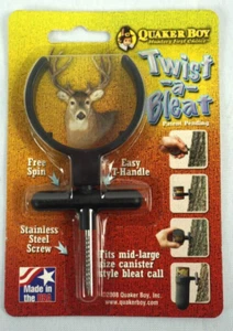 Quaker Boy Twist-A-Bleat for Mid-Large Size Canister Style Bleat Call NEW - Picture 1 of 3