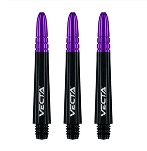 Winmau Vecta Polycarbonat/Aluminium Dartschäfte schwarz/lila kurz - Bild 1 von 1