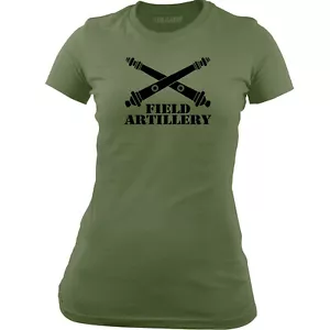 Women's Army Field Artillery Branch Insignia T-Shirt - Picture 1 of 6