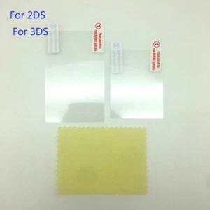 Protector de pantalla LCD transparente antiarañazos superior + inferior para protector de película 2DS 3DS - Imagen 1 de 4