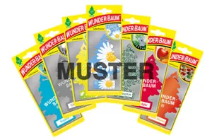 48 x Original Wunderbaum Lufterfrischer freie Auswahl zwischen 32 Sorten - Picture 1 of 1