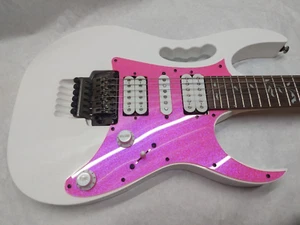 Lo último golpeador frontal de acrílico brillante rosa ruta HSH se adapta* Ibanez (tm) Jem JR - Imagen 1 de 15