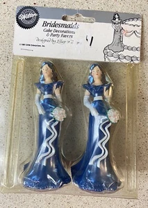 VTG 1991 WILTON Cake Toppers Bridesmaids Wedding Favor Decoration NOS - Picture 1 of 5