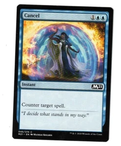 Tarjetas Cancelar Magic The Gathering Magic The Gathering M21 casi nuevas/lp - Imagen 1 de 2