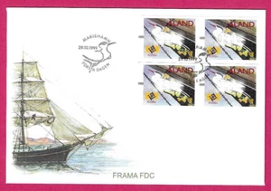 ALAND 1999 FDC - FRAMA Labels - Handstamped - Picture 1 of 1