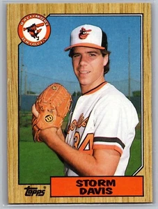 1987 Topps - #349 Storm Davis Baltimore Orioles MLB Baseballkarte - Bild 1 von 2